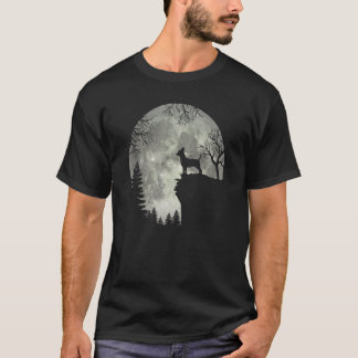 Chihuahua And Moon Halloween T-Shirt