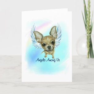Chihuahua Angel Dog Loss Sympathie Karte
