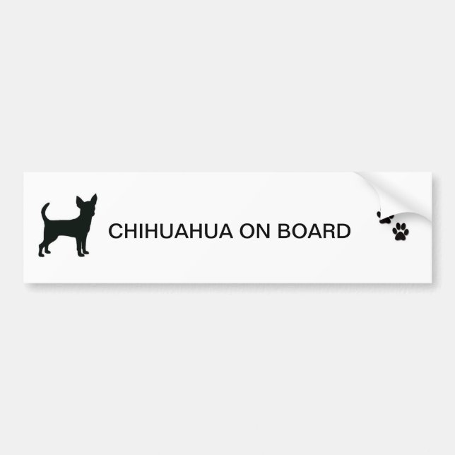 CHIHUAHUA-AUTOAUFKLEBER AUTOAUFKLEBER (Vorne)
