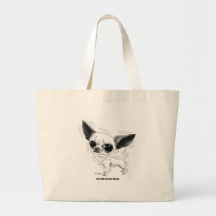 Chihuahua Bag Jumbo Stoffbeutel