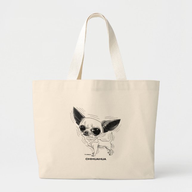 Chihuahua Bag Jumbo Stoffbeutel (Vorne)