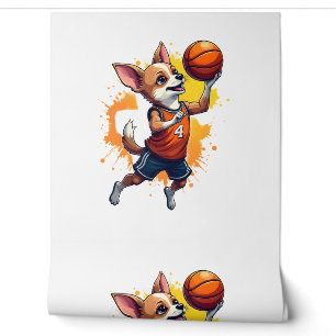 Chihuahua Basketballspieler Sport Dunk Kopie Tapete