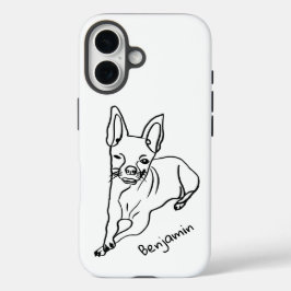 Chihuahua: Bearbeiten Sie Ihren Text! iPhone 16 Hülle