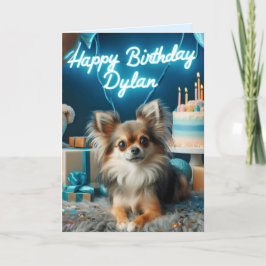 Chihuahua Birthday Card Happy Birthday Dylan Karte