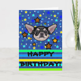 Chihuahua Birthday Card Personalisiert Karte