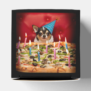 Chihuahua Birthday Pizza Pizza Geschenkschachtel