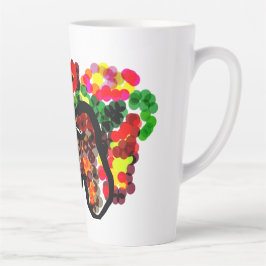 Chihuahua-Blumen Milchtasse