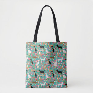 Chihuahua-BlumenTaschen-Tasche - Chihuahua-Blumen
