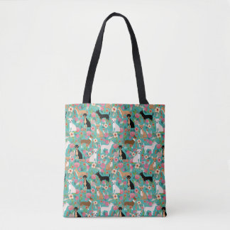 Chihuahua-BlumenTaschen-Tasche - Chihuahua-Blumen