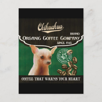Chihuahua Brand - Bio Kaffeefirma Postkarte