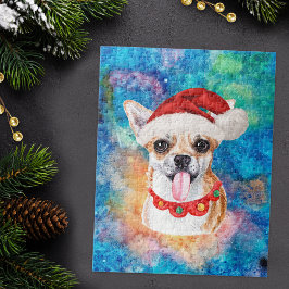 Chihuahua Breed Dog Weihnachten Puzzle