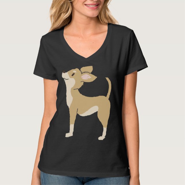 Chihuahua Brown T-Shirt (Vorderseite)