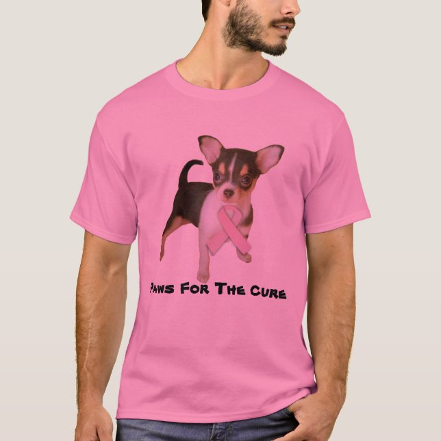 Chihuahua-Brustkrebs-UnisexT - Shirt (Vorderseite)