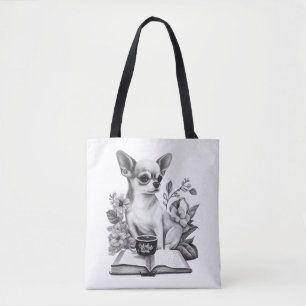 Chihuahua Buch Kaffee Tee Lesen