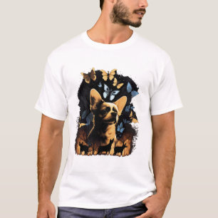 Chihuahua Butterfly Niedlich Hund Natur Frauen T-Shirt