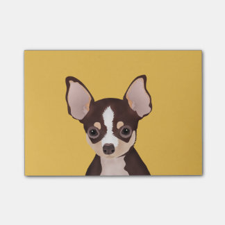 Chihuahua-Cartoon Post-it Klebezettel