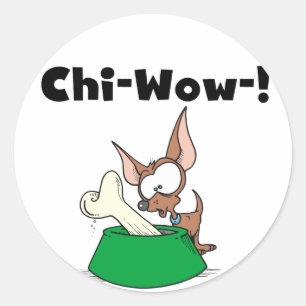 Chihuahua Chi-Wow Stickers