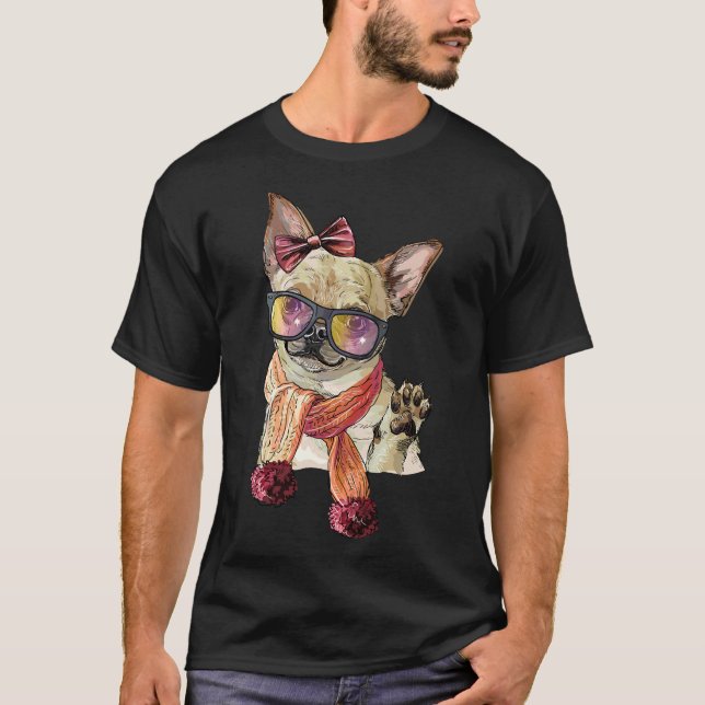 Chihuahua Chihuahua Dog Niedlich Chihuahua Dog Vat T-Shirt (Vorderseite)