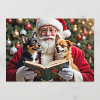 Chihuahua Christmas Card Feiertagskarte