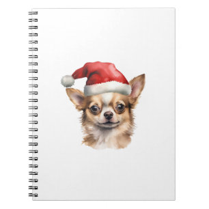 Chihuahua Christmas Dog Notizblock