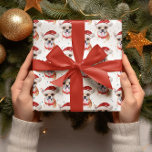 Chihuahua Christmas Watercolor Dog Breeds Geschenkpapier<br><div class="desc">Chihuahua Weihnachts-Wasserfarben-Hunde-Rassen verfügen über eine wunderschöne Aquarellfarbe eines deutschen Schäferhirten mit einem roten Weihnachtshut und einem roten Weihnachtsschal und Hintergrund mit bunten Aquarellstern.</div>