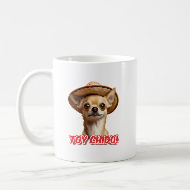 Chihuahua con Sombrero Toy Chido! Kaffeetasse (Links)
