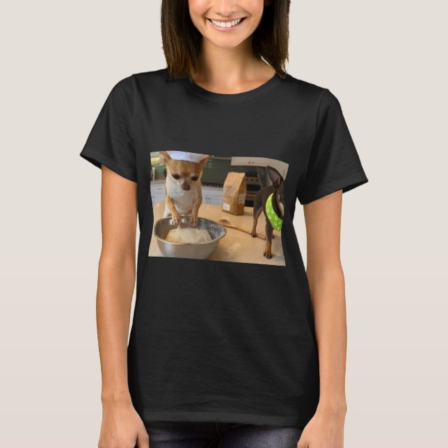 Chihuahua cooking T-Shirt (Vorderseite)
