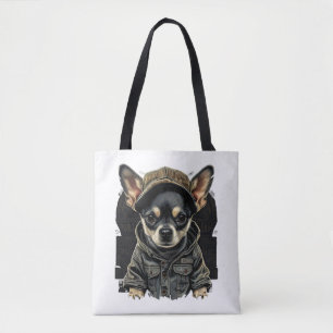 Chihuahua Cool Dog Rap Angesagt-Hop Gangster