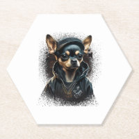 Chihuahua Cool Dog Rap Angesagt-Hop Gangster