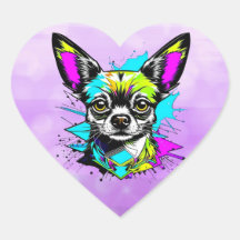 Chihuahua Cyberpunk Art Art
