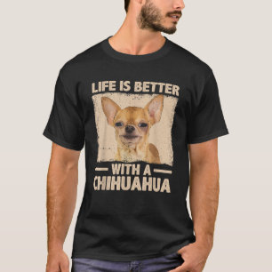 Chihuahua-Design für Frauen Männer Chihuahua-Hund T-Shirt
