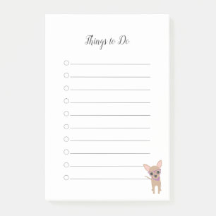 Chihuahua Dinge zu tun Post-it Klebezettel