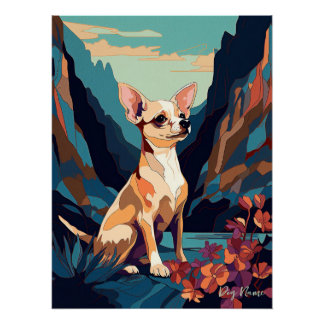 Chihuahua Dog 005 - Bruno Pokopen Poster