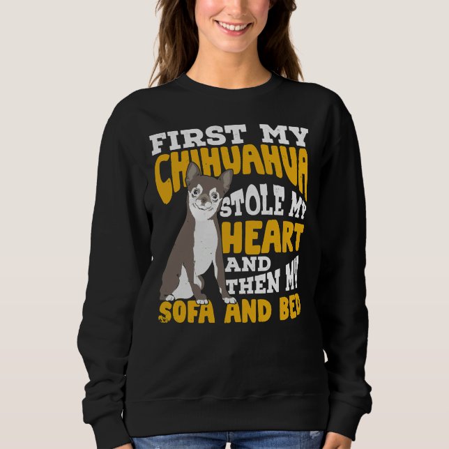 Chihuahua Dog Animal Sweatshirt (Vorderseite)
