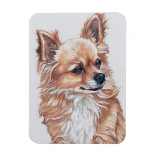Chihuahua Dog Art Magnet