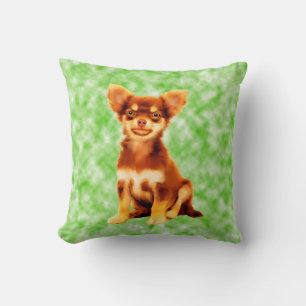 Chihuahua Dog Art Portrait Kissen