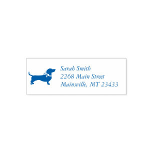 Chihuahua Dog Baby Dusche Blue Boy Permastempel