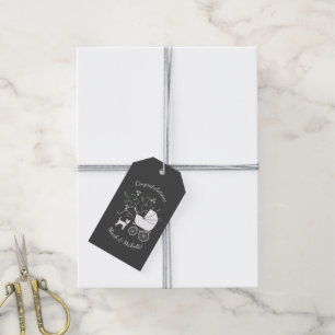 Chihuahua Dog Baby Duwer Gender Neutral Geschenkanhänger