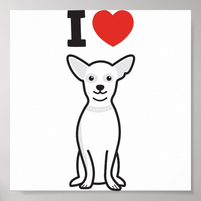 Chihuahua Dog Cartoon Poster (Vorne)
