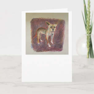 Chihuahua Dog Grußkarte Karte