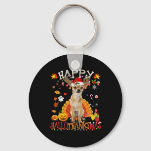 Chihuahua Dog Halloween Weihnachtshund Happy Hallo Schlüsselanhänger