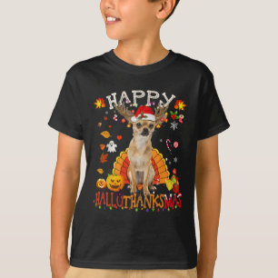 Chihuahua Dog Halloween Weihnachtshund Happy Hallo T-Shirt