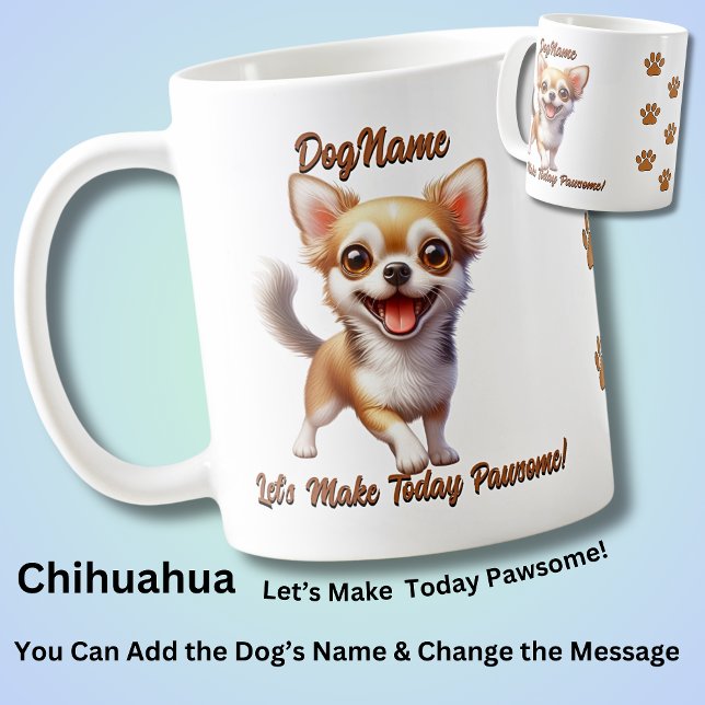 Chihuahua - Dog hinzufügen, Text ändern Kaffeetasse (Von Creator hochgeladen)