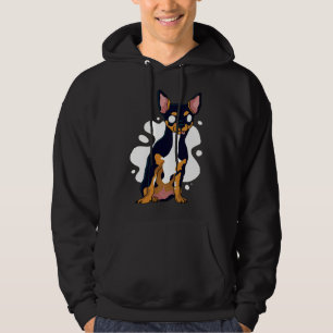 Chihuahua Dog Illustration Hoodie