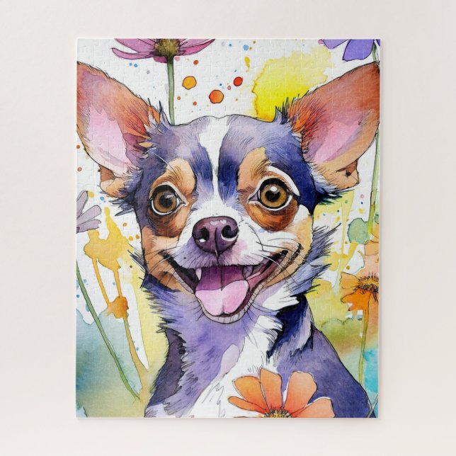 Chihuahua Dog Jigsaw Puzzle (Vertikal)