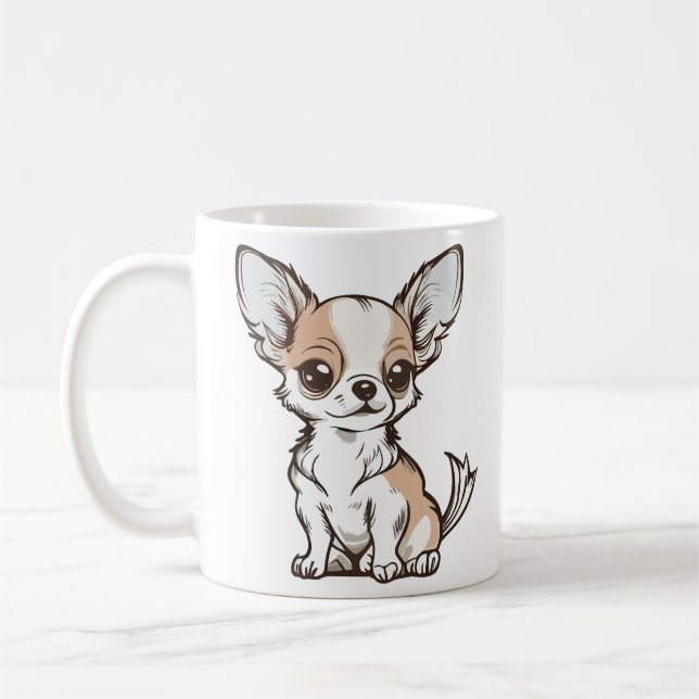 Chihuahua Dog  Kaffeetasse (Links)