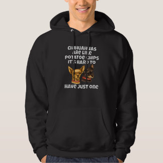 Chihuahua Dog Owner Chihuahuas Are Like Potato Chi Hoodie