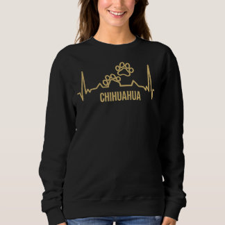 Chihuahua Dog Paw Prints Sweatshirt