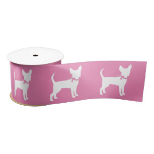 Chihuahua Dog Puppy Satin Ribbon Satinband
