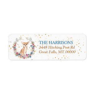 Chihuahua Dog Spring Blumen Wreath
